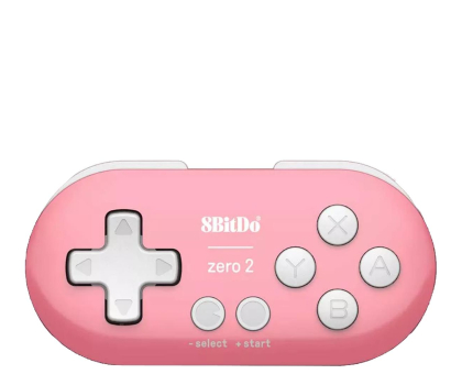 Akcesoria do konsol 8BitDo Zero 2 Bluetooth Gamepad Mini Controller - Pink RET00220